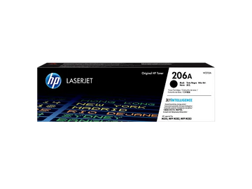 HP 206A Black Original LaserJet Toner Cartridge, W2110A