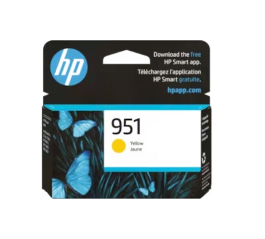 HP 951 Yellow Original Ink Cartridge, CN052AN#140