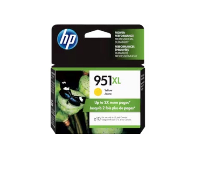 HP 951XL High Yield Yellow Original Ink Cartridge, CN048AN#140