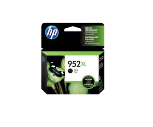 HP 952XL High Yield Black Original Ink Cartridge, F6U19AN#140