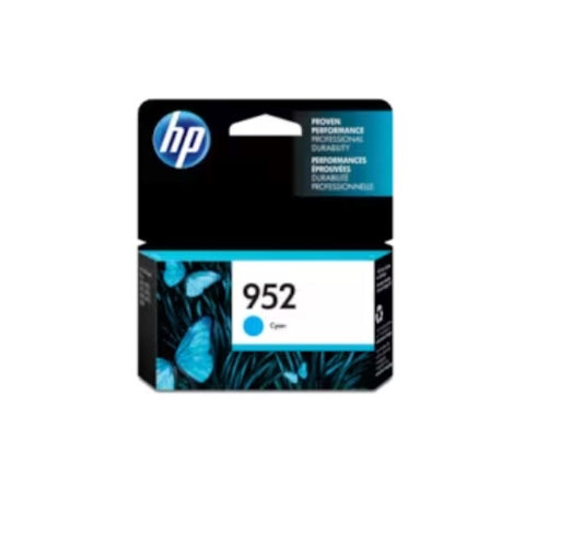 HP 952 Cyan Original Ink Cartridge, L0S49AN#140