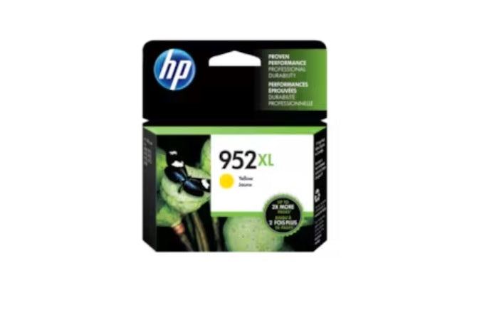 HP 952XL High Yield Yellow Original Ink Cartridge, L0S67AN#140